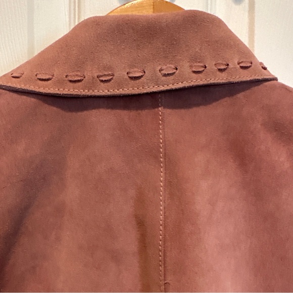 We The Free X Free People High Tide 100% Suede Blazer Pink  $398 Small - Picture 12 of 13